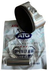 AGK PİSTON SET 200cc 65.50mm PİN:15 ATG TEK SEKMANLI - 