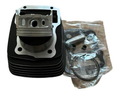 AGK SİLİNDİR 200cc 65,50mm PİN:13 L:69mm SİYAH - 1